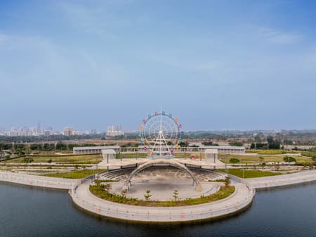 Atal Sarovar at Rajkot Smart City